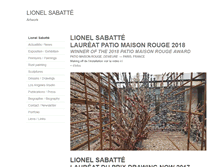 Tablet Screenshot of lionelsabatte.org
